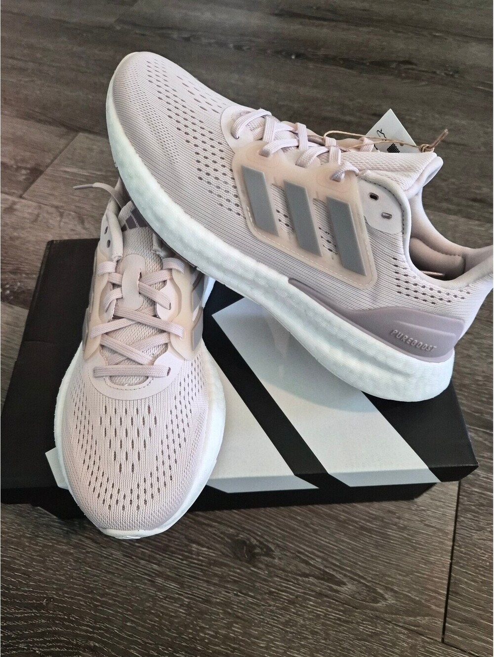 adidas Pureboost 23 W Ivory Zero Metallic Women's Size 7 Shoes IF1533 NIB